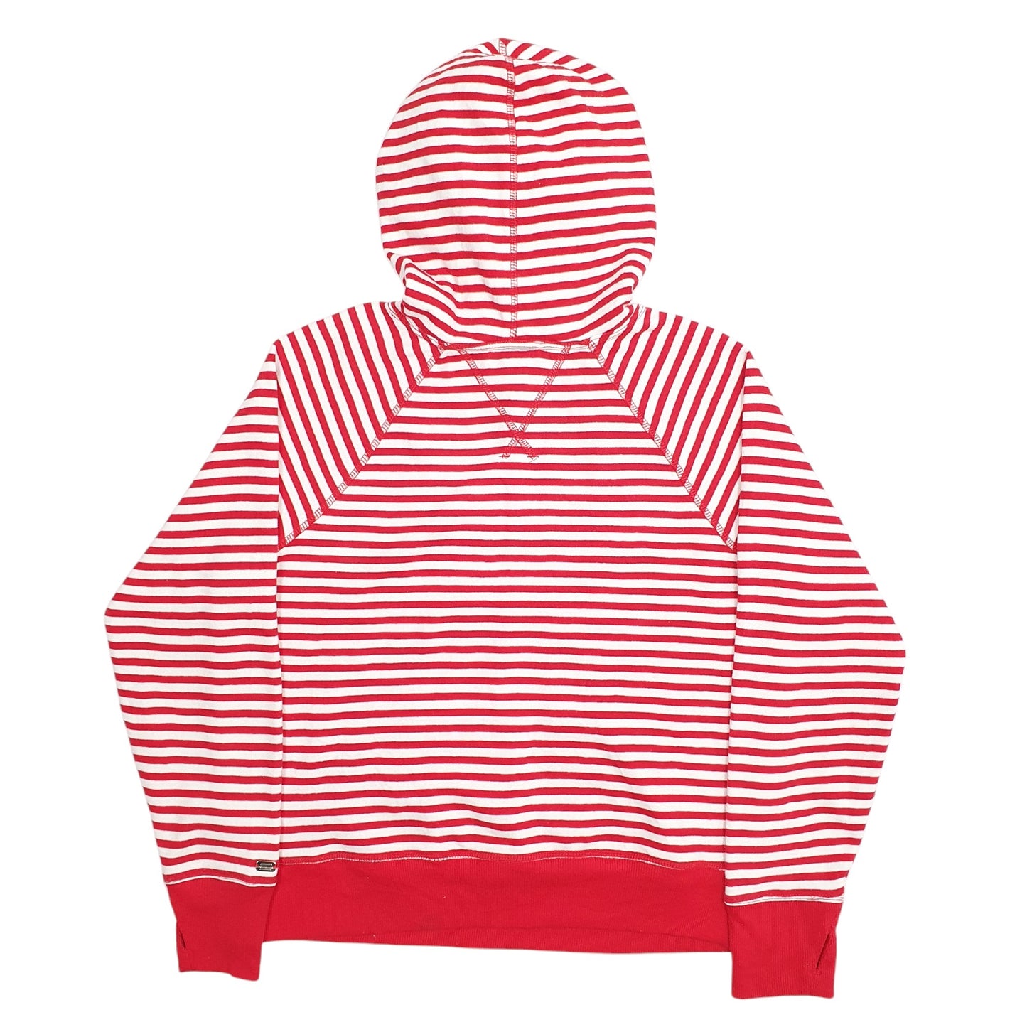 Womens Red Tommy Hilfiger Spellout Hoodie Jumper