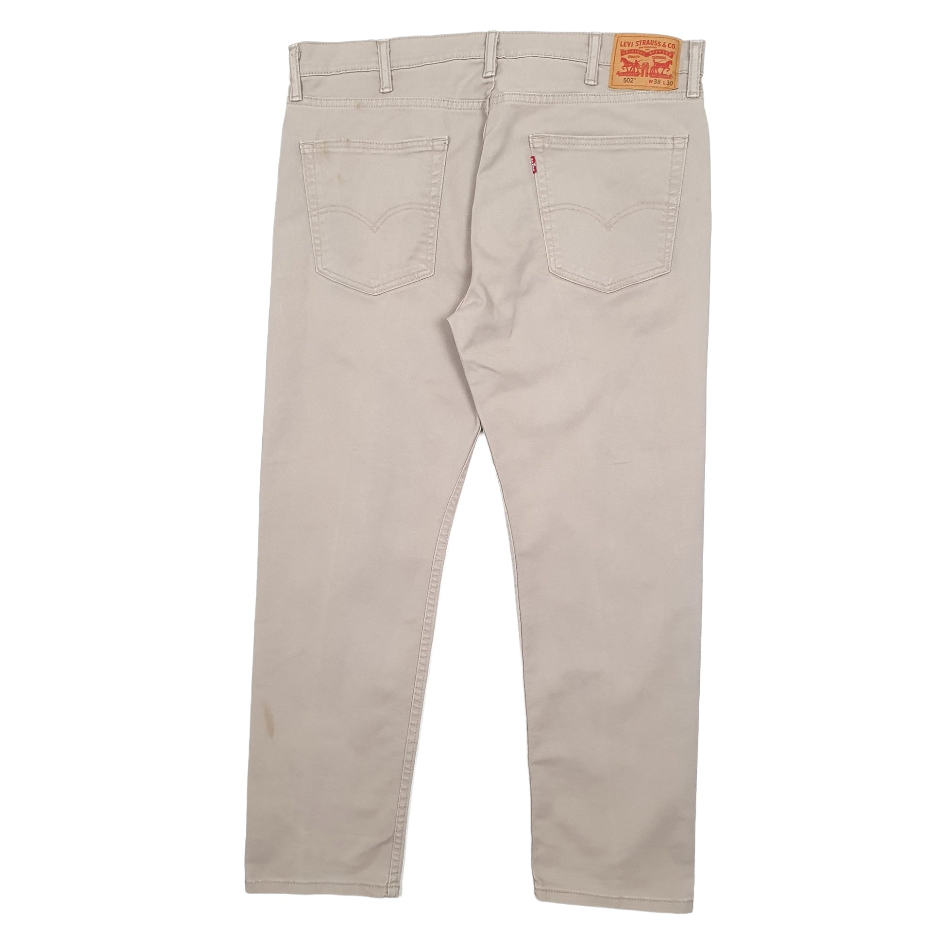 Mens Beige Levis  502 JeansW38 L30