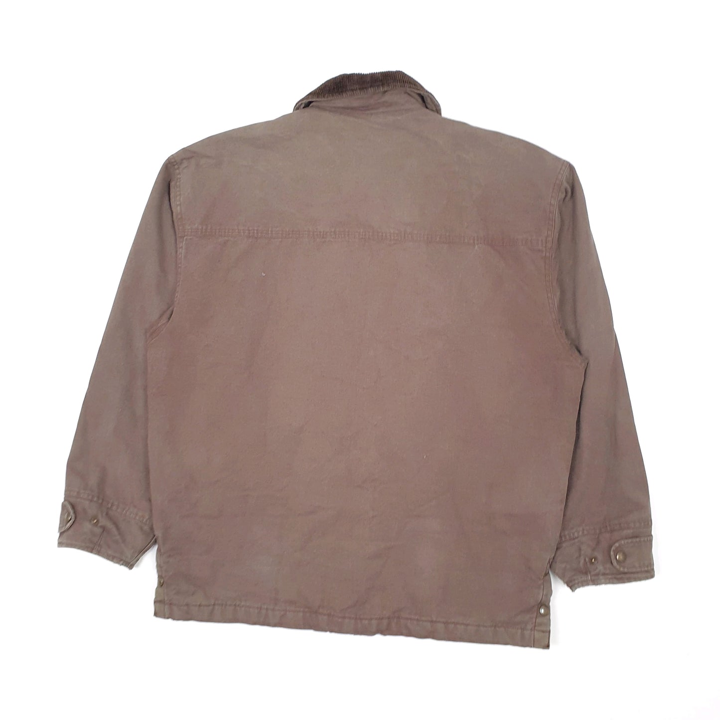 Mens Brown Decathlon Vintage Barn Blanket Lined Full Zip Coat