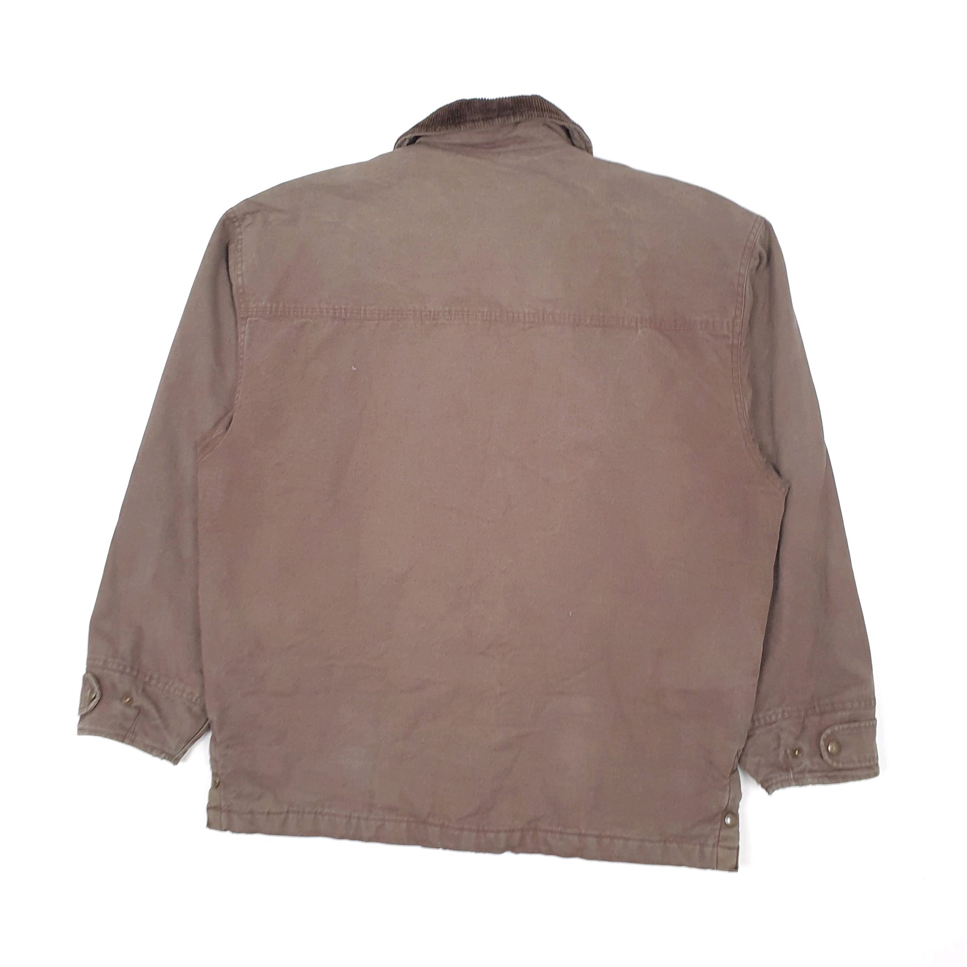 Mens Brown Decathlon Vintage Barn Blanket Lined Full Zip Coat