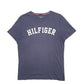 Womens Blue Tommy Hilfiger Spellout Short Sleeve T Shirt
