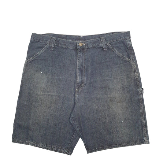 Mens Black Wrangler Denim Jeans Jorts Carpenter Shorts