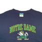 Mens Navy Champion Notre Dame Fighting Irish USA College Crewneck Jumper