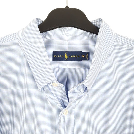 Mens Blue Ralph Lauren  Long Sleeve Shirt