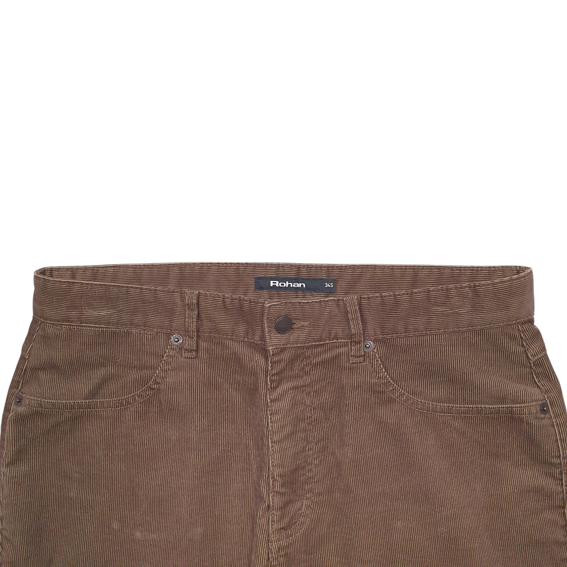 Mens Brown Rohan  Corduroy Trousers