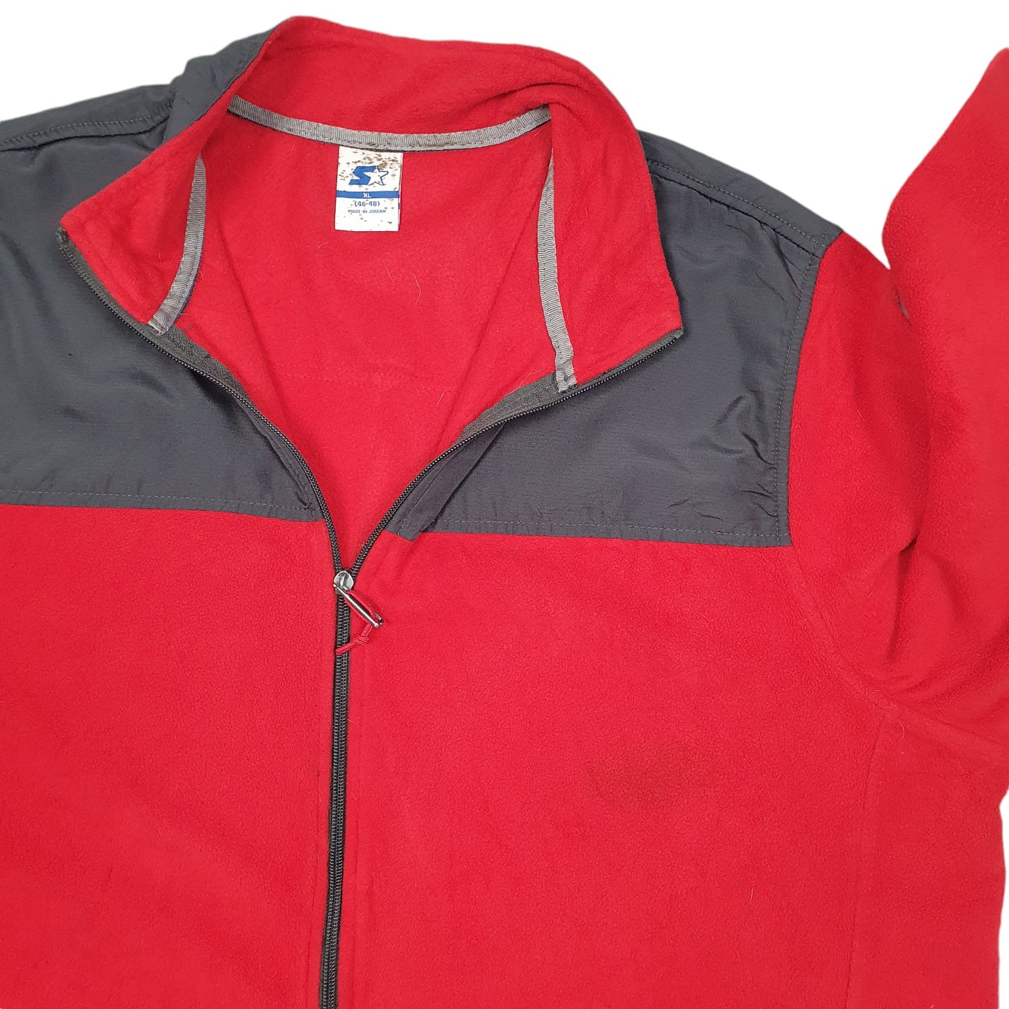 Mens Red Starter  Full Zip Jumper