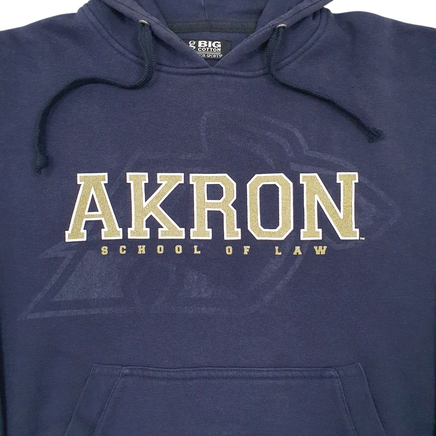 Womens Navy Unbranded Akron School of Law Hoodie Jumper