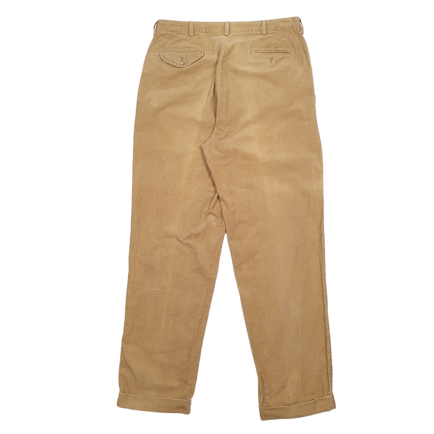 Mens Tan Polo Ralph Lauren  Corduroy Trousers