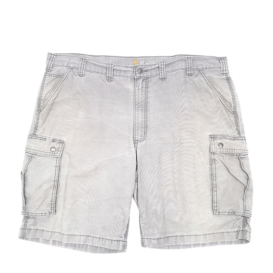 Mens Grey Carhartt Workwear Relaxed Cargo Shorts