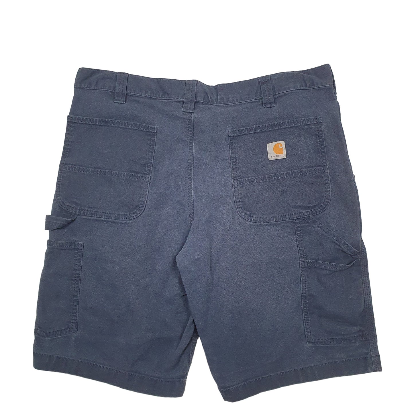 Mens Blue Carhartt Workwear Carpenter Shorts