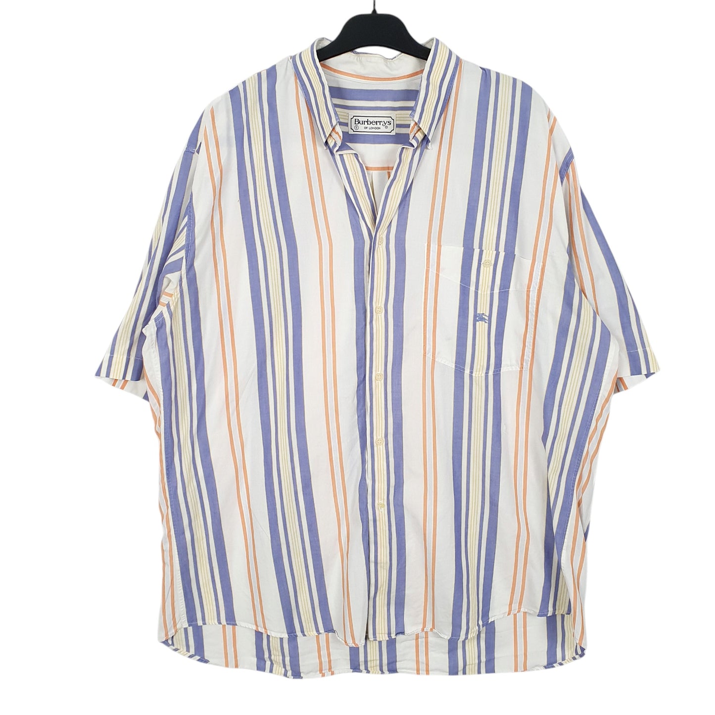 Mens White Burberry London Short Sleeve Shirt