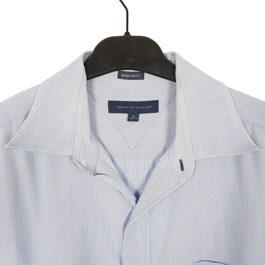 Mens Blue Tommy Hilfiger  Long Sleeve Shirt