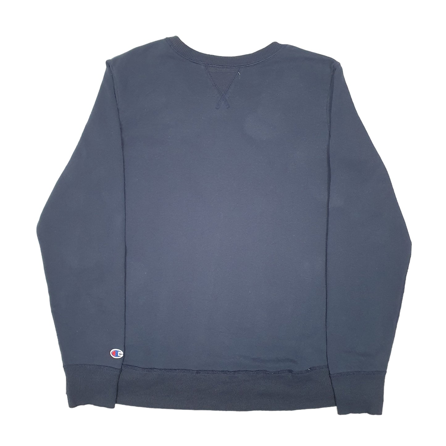 Womens Navy Champion Davidson Wildcats Basketball College USA Crewneck Jumper