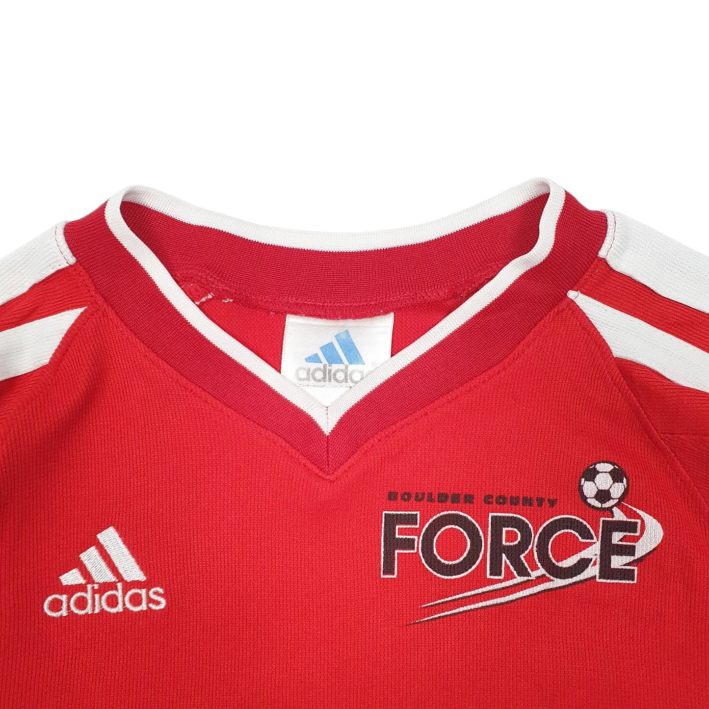 Mens Red Adidas  Short Sleeve T Shirt