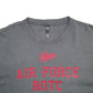 Mens Grey Adidas Indiana Air Force ROTC Spellout Crewneck Jumper