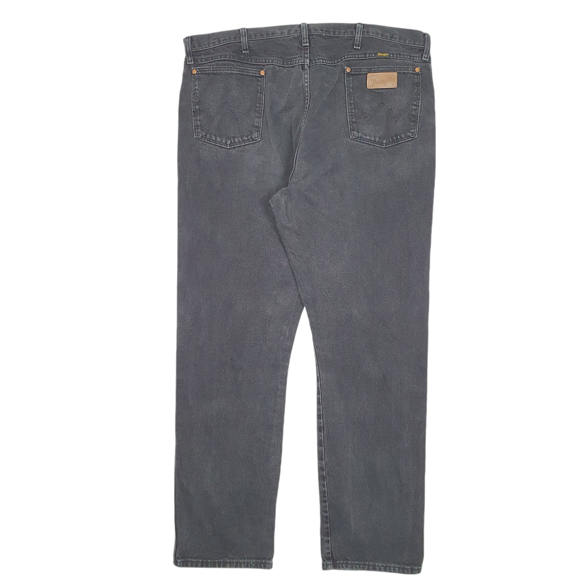 Mens Black Wrangler Vintage Cowboy Riveted 13MWZWK JeansW42 L34