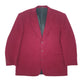 Mens Burgundy Boulevard Club Vintage  Coat