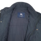 Mens Navy Burberry Long line  Coat