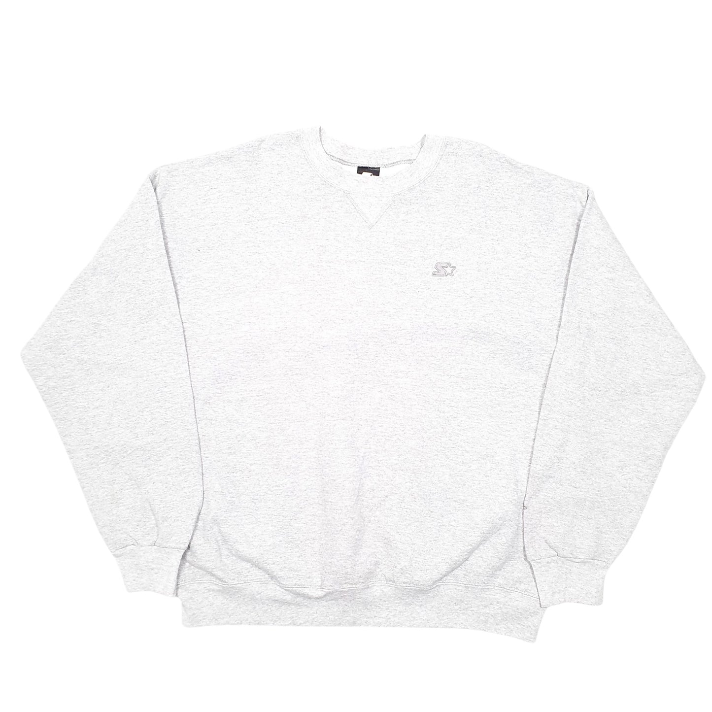 Mens Grey Starter  Crewneck Jumper
