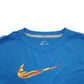 Womens Blue Nike  Short Sleeve T Shirt