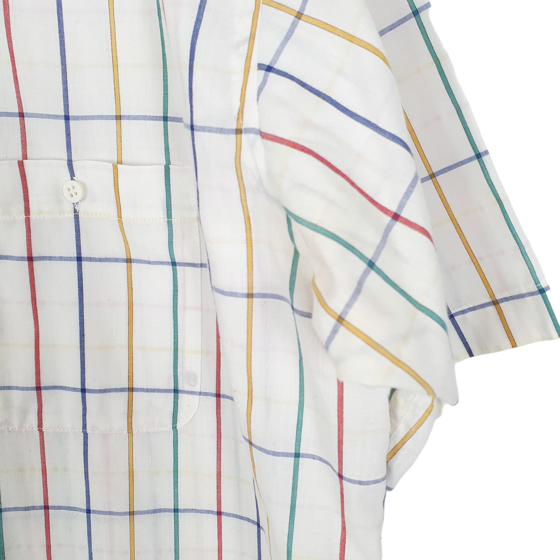 Mens White London Fog  Short Sleeve Shirt