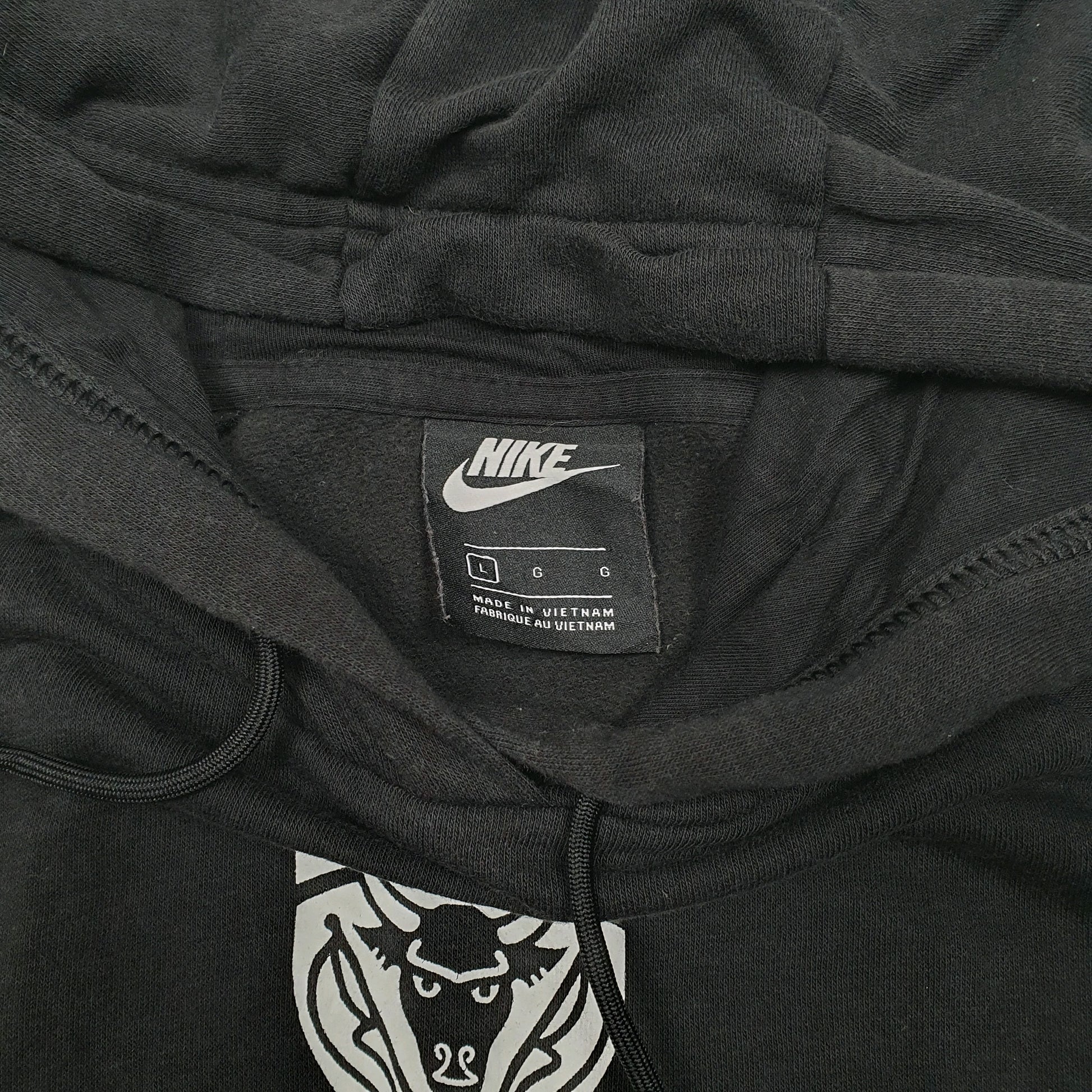 Womens Black Nike University Of Calgary Lightweight Hoodie Jumper