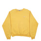 Mens Yellow Champion  Crewneck Jumper