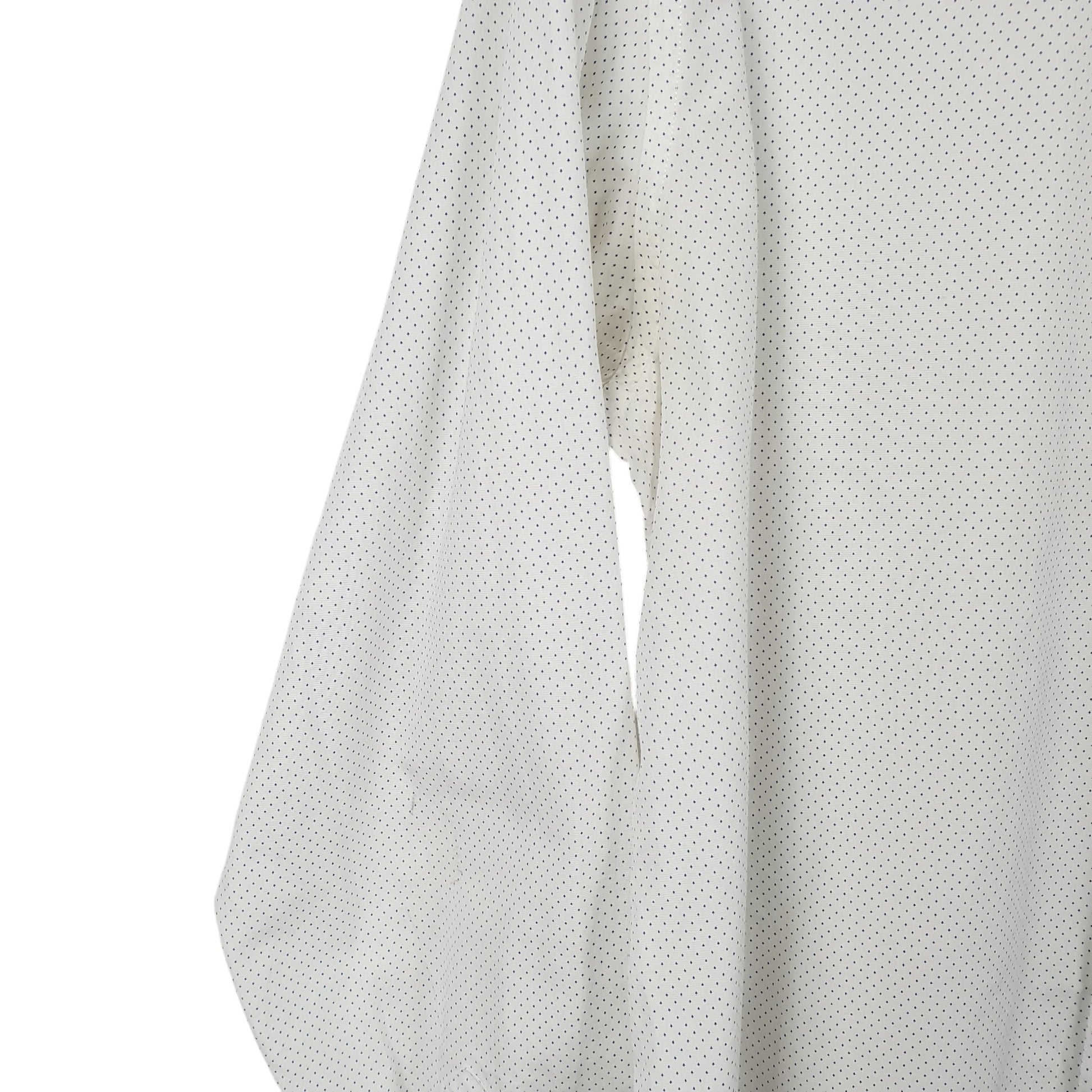 Mens White Massimo Dutti  Long Sleeve Shirt