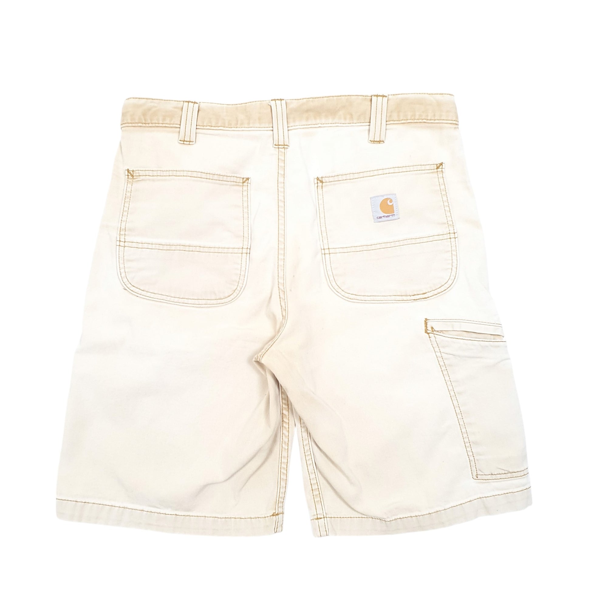 Mens Tan Carhartt Workwear Relaxed Carpenter Shorts