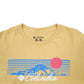Mens Yellow Columbia Sportswear  Short Sleeve T Shirt