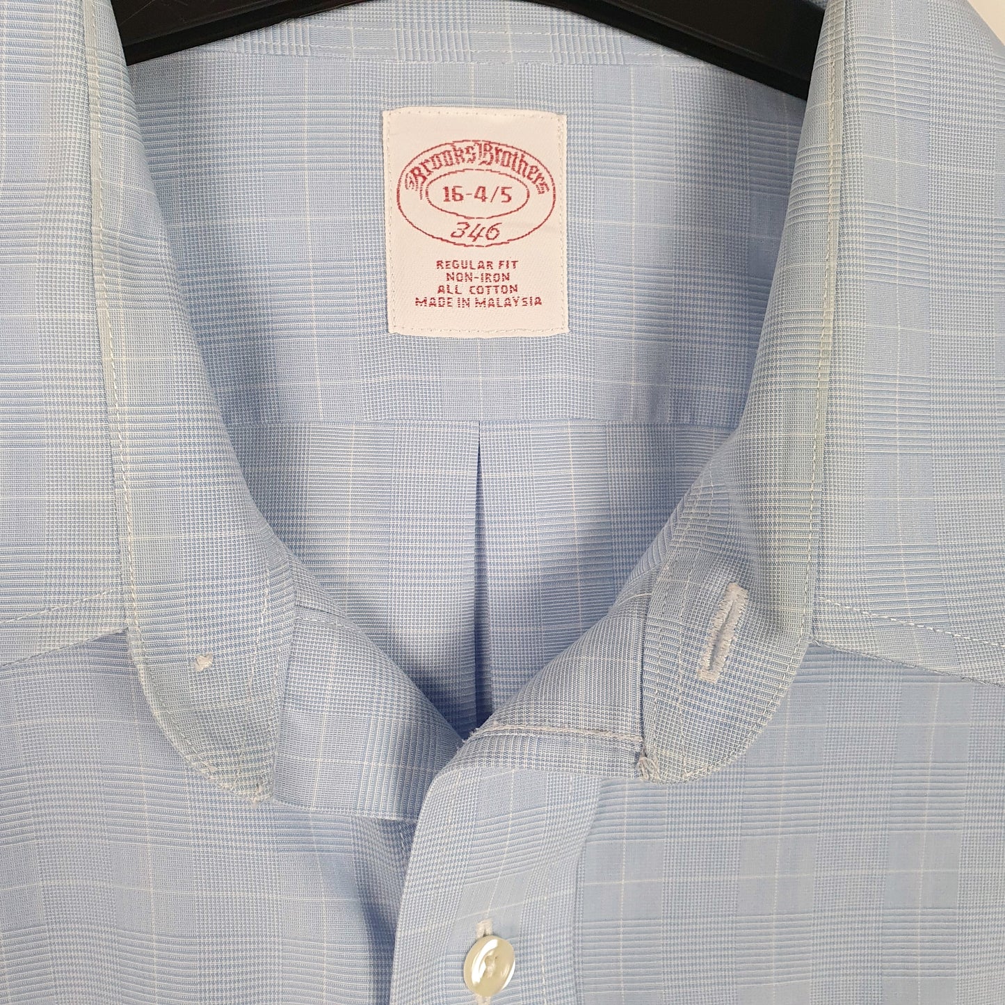 Mens Blue Brooks Brothers 346 Long Sleeve Shirt