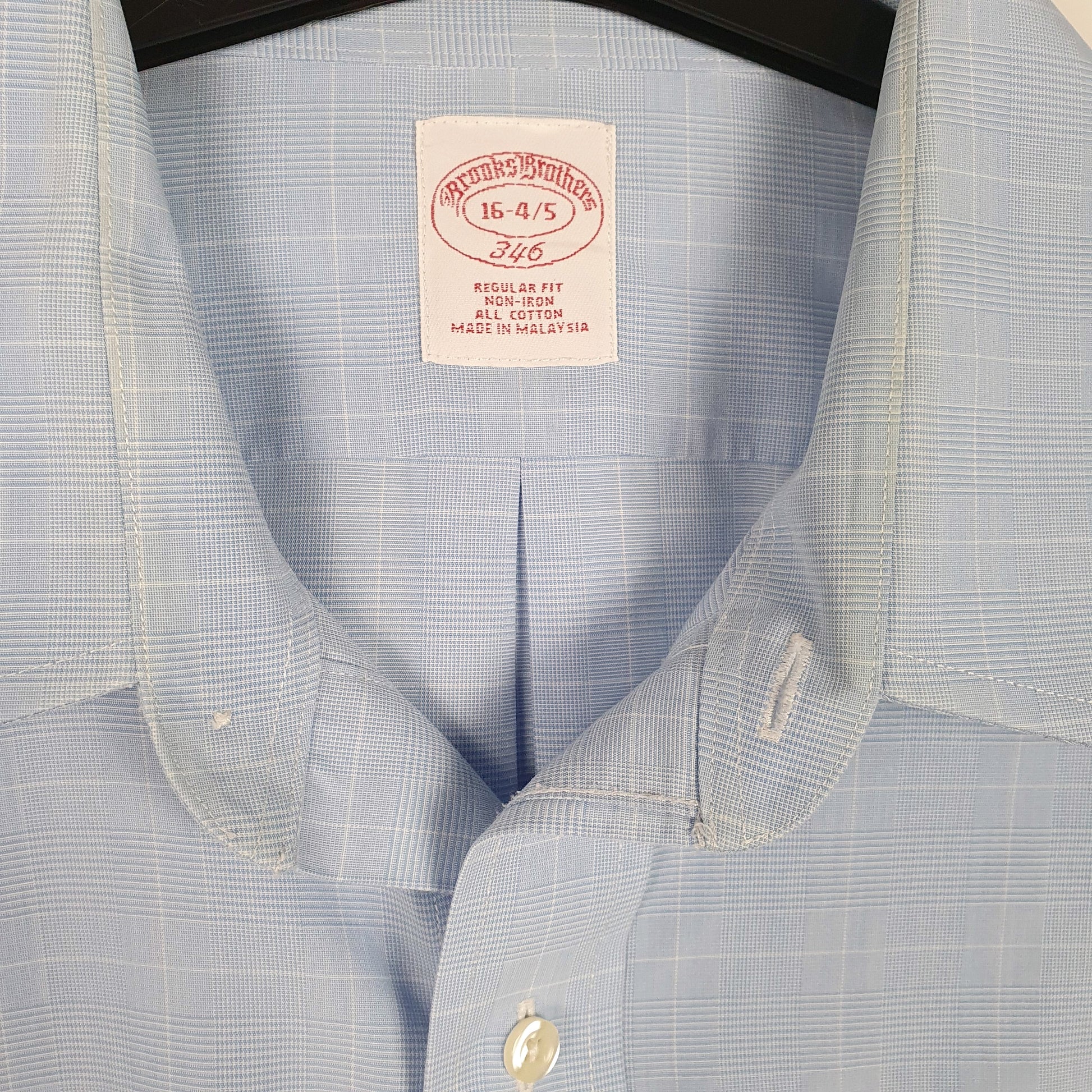 Mens Blue Brooks Brothers 346 Long Sleeve Shirt