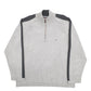 Mens Grey Tommy Hilfiger  Quarter Zip Jumper