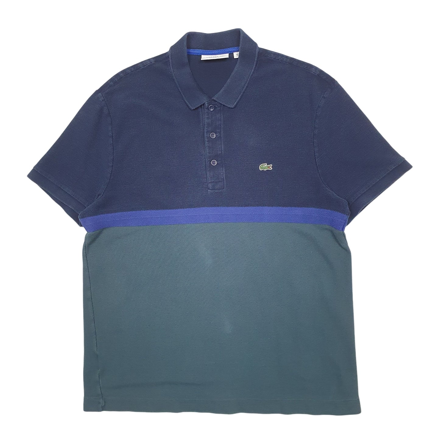 Mens Green Lacoste  Short Sleeve Polo Shirt