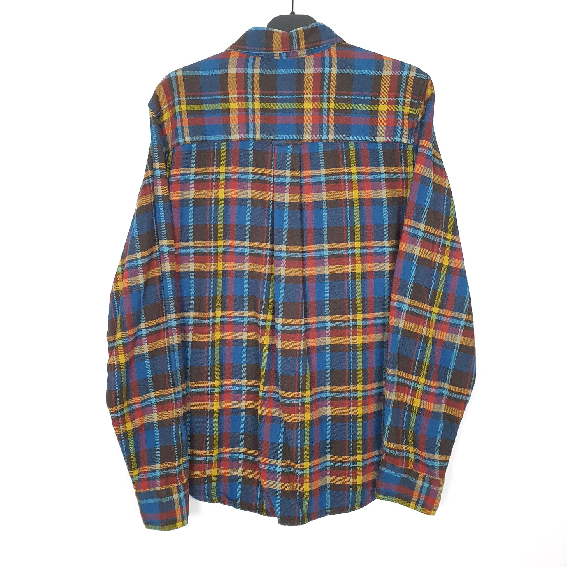 Mens Blue Woolrich  Long Sleeve Shirt