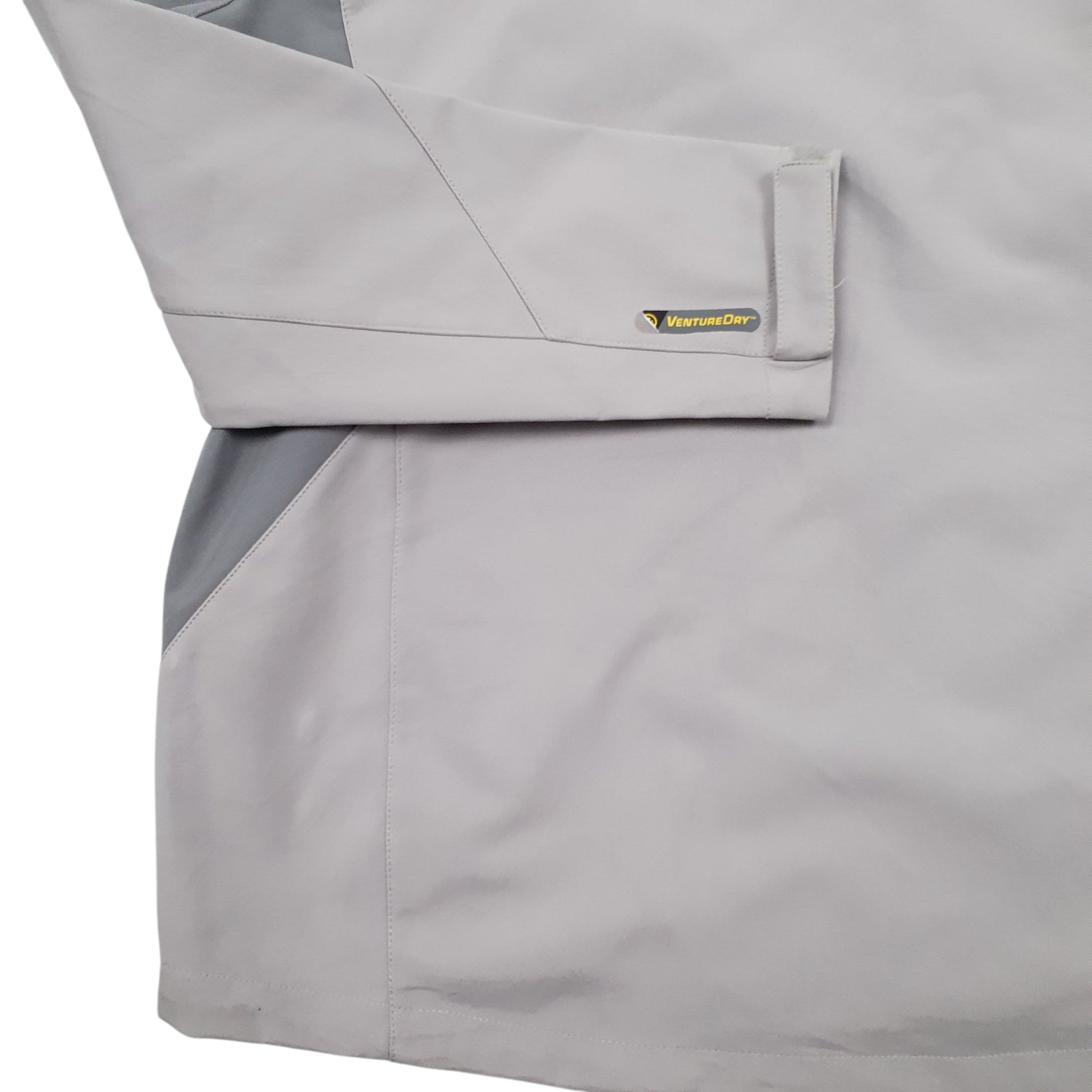 Mens Grey Champion Venture Dry Fleece Lined Quarter Zip Coat