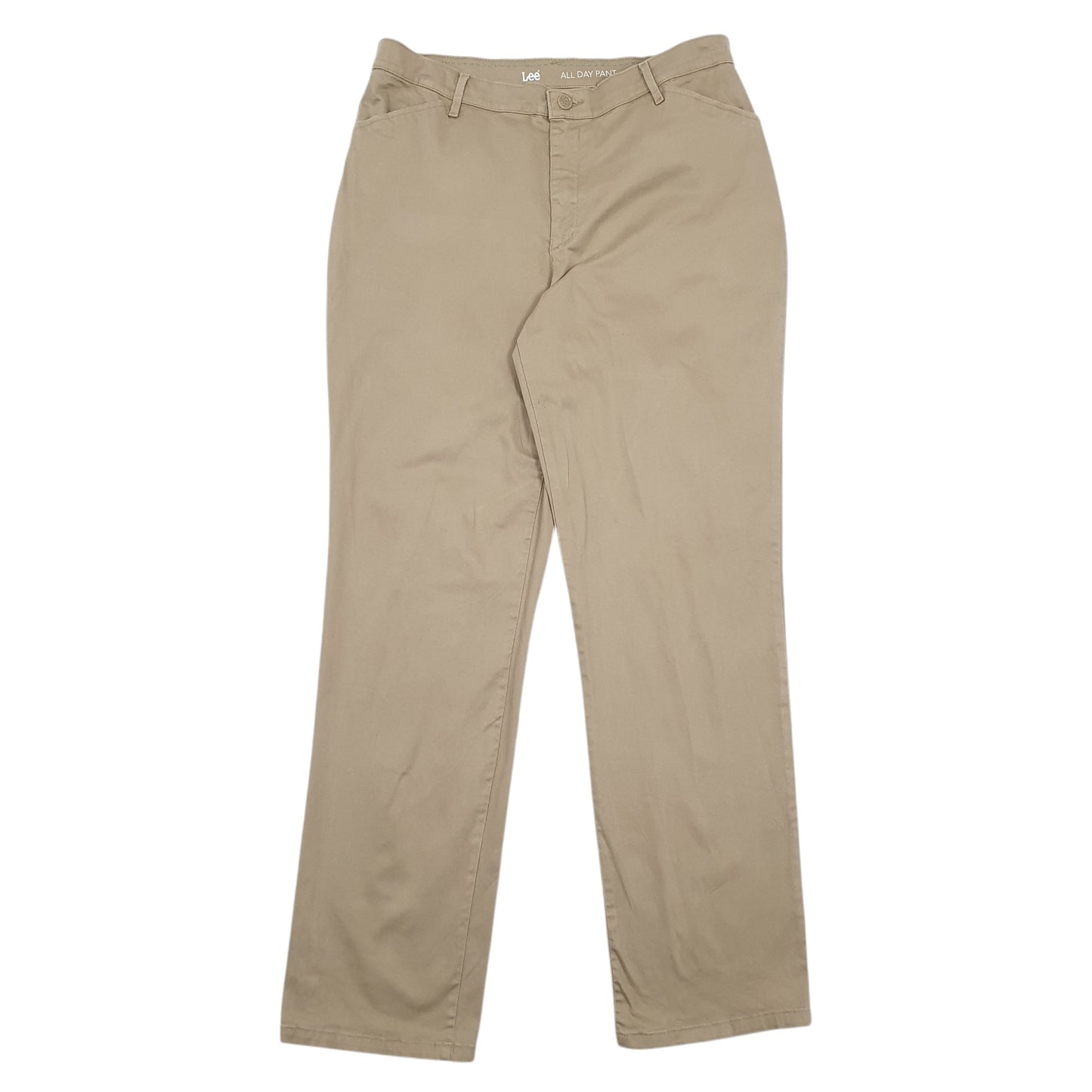 Womens Beige Lee  Chino Trousers