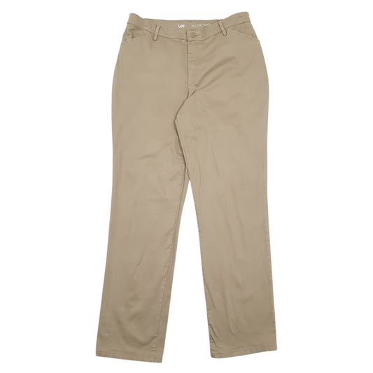Womens Beige Lee  Chino Trousers
