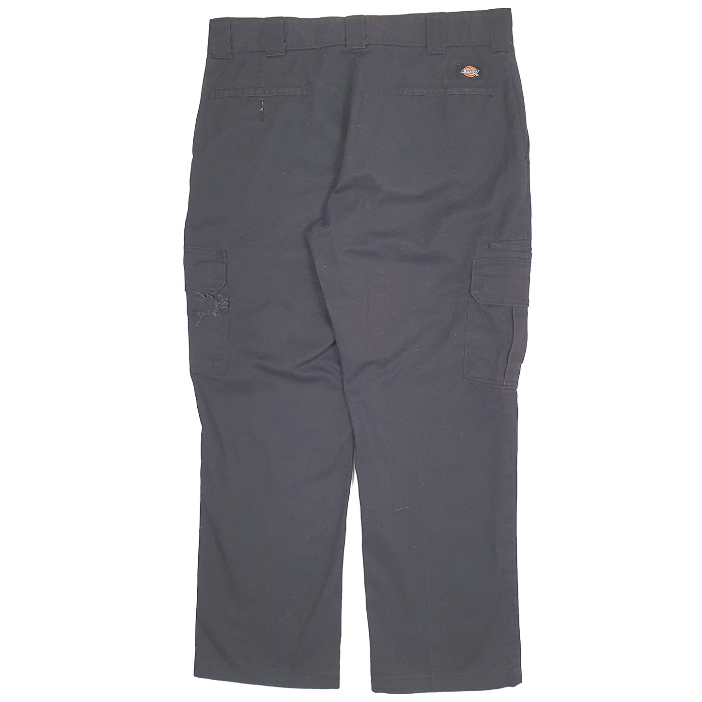 Mens Black Dickies  Cargo Trousers