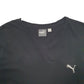 Mens Black Puma  Short Sleeve T Shirt