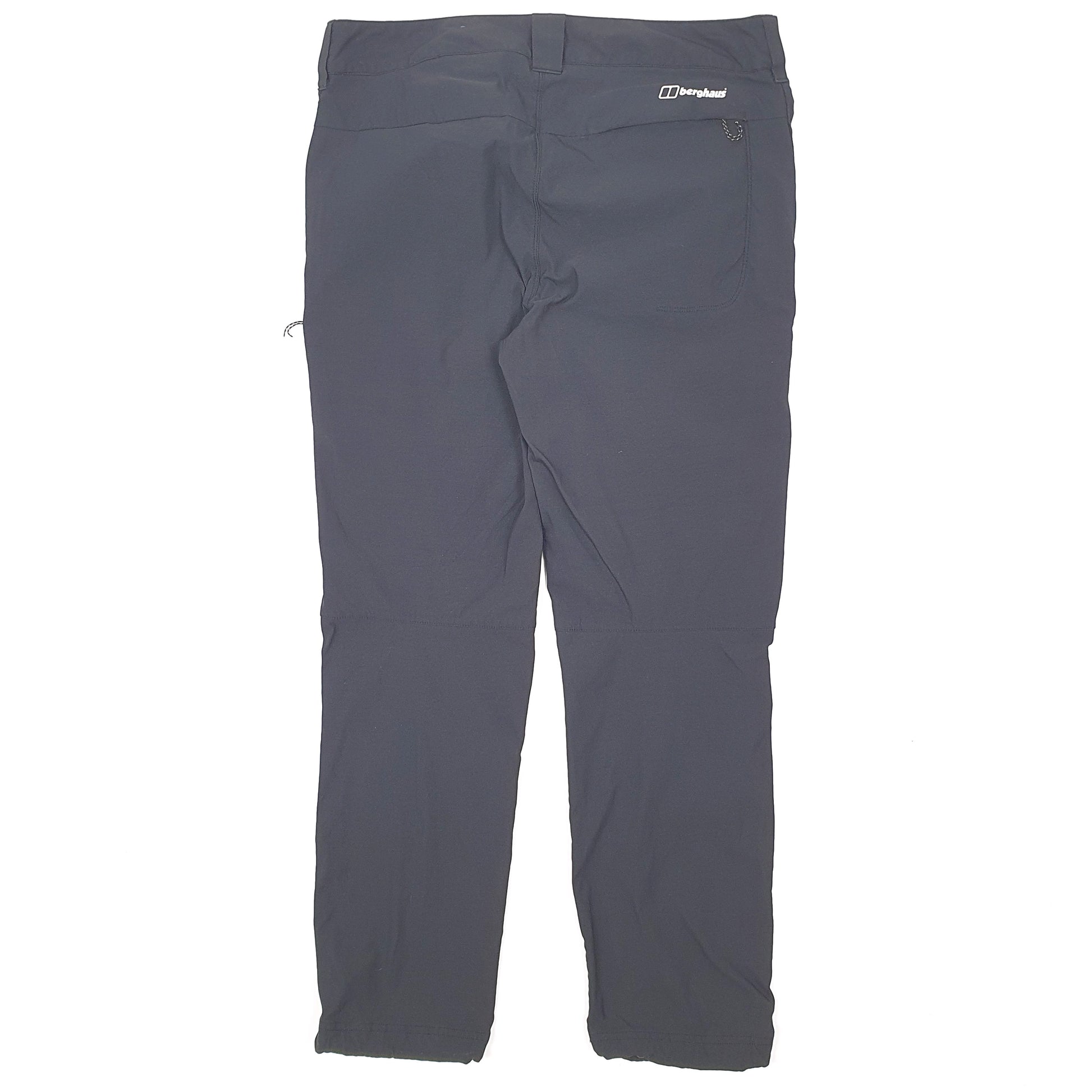 Mens Black Berghaus Hiking Walking Cargo Trousers