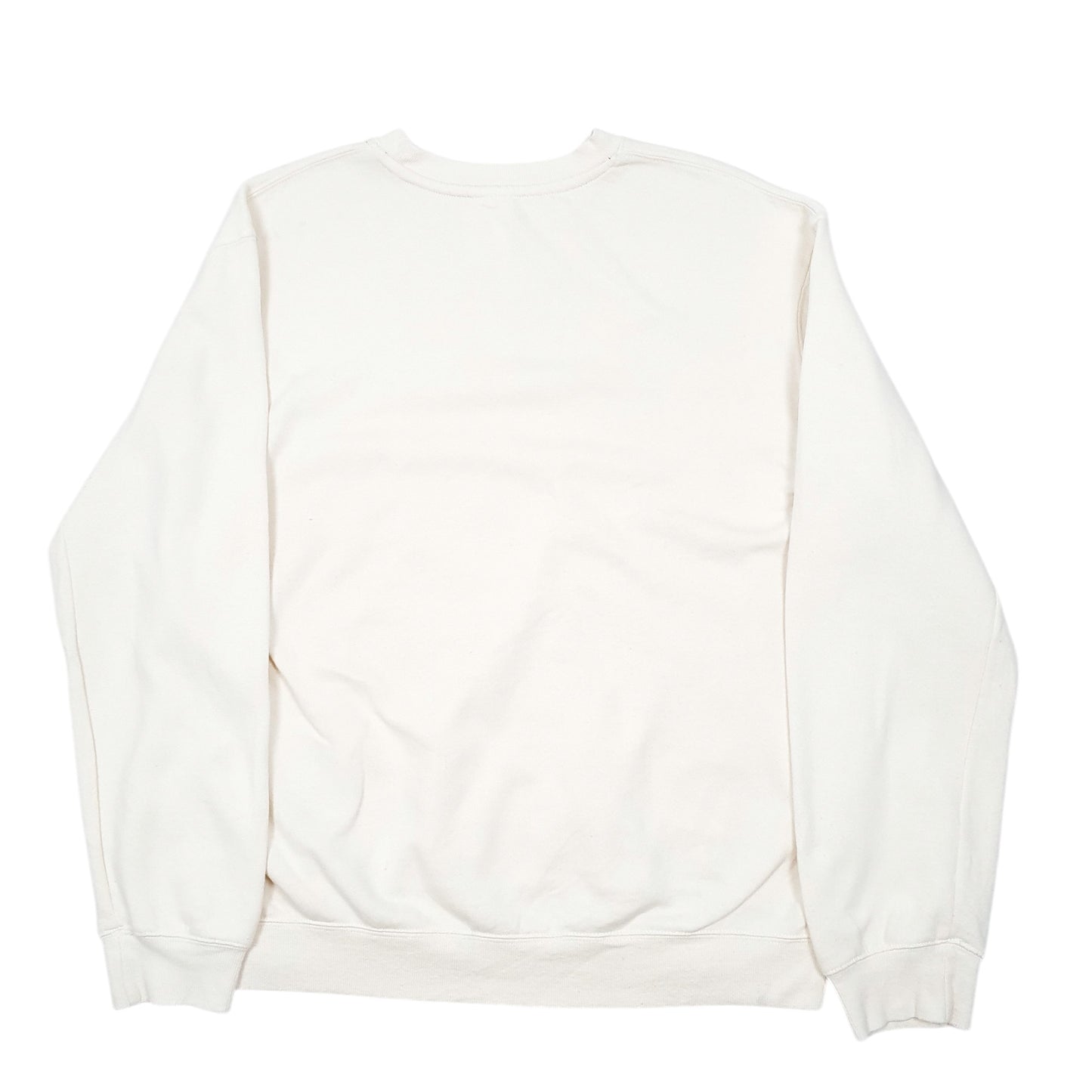 Mens Cream Disney Disneyland Mickey Mouse Spellout Crewneck Jumper