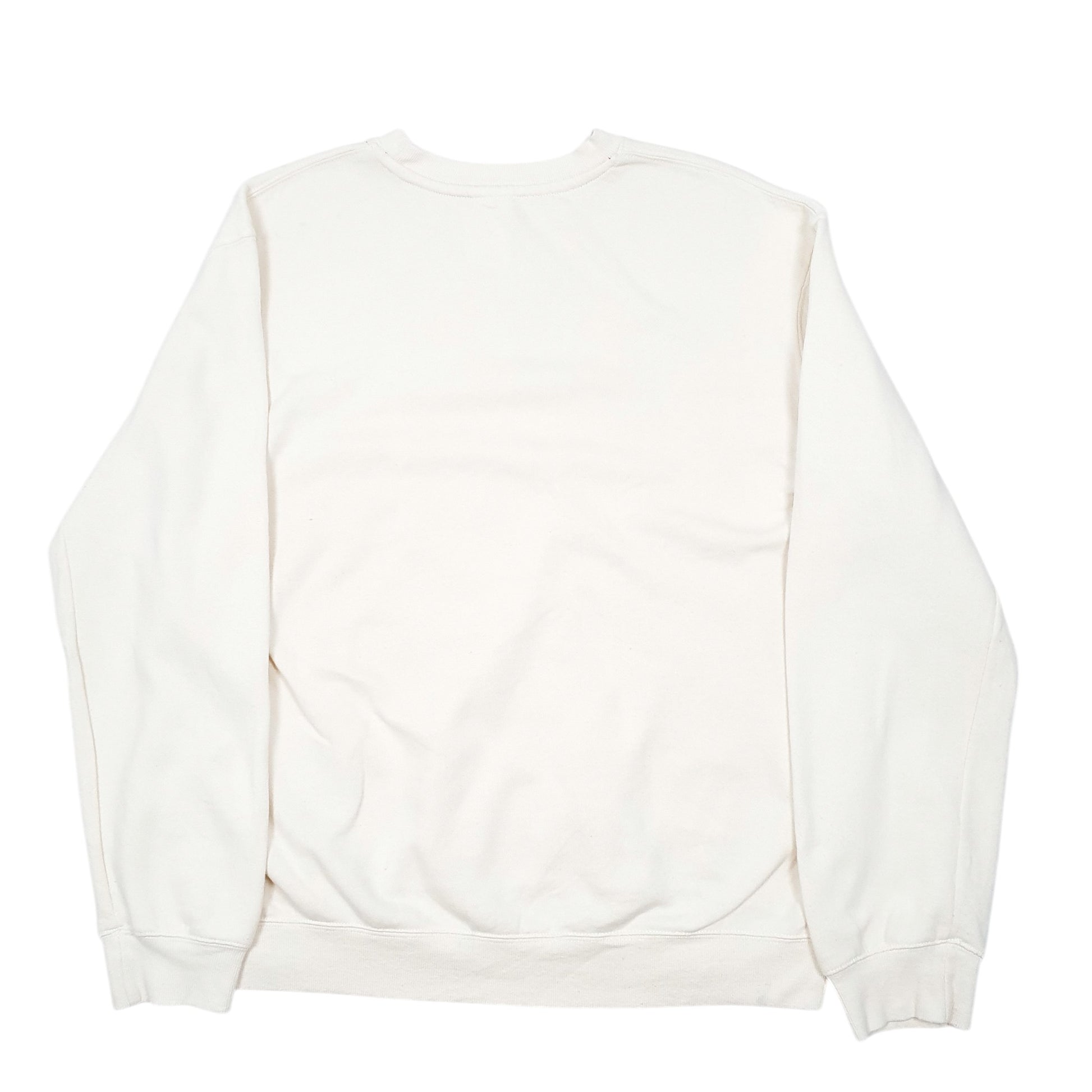 Mens Cream Disney Disneyland Mickey Mouse Spellout Crewneck Jumper