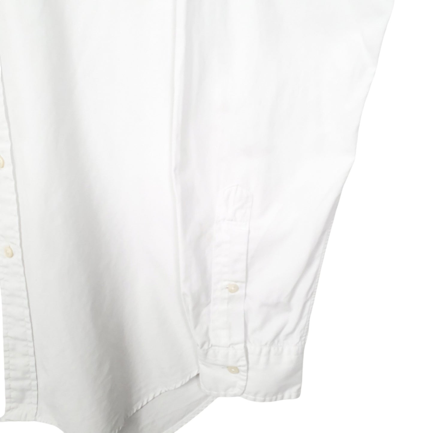 Mens White Ralph Lauren Oxford Long Sleeve Shirt