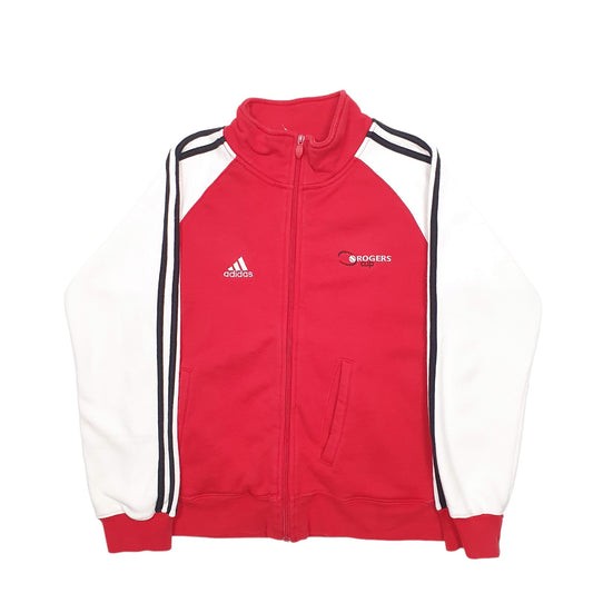Womens Red Adidas  Full Jumper