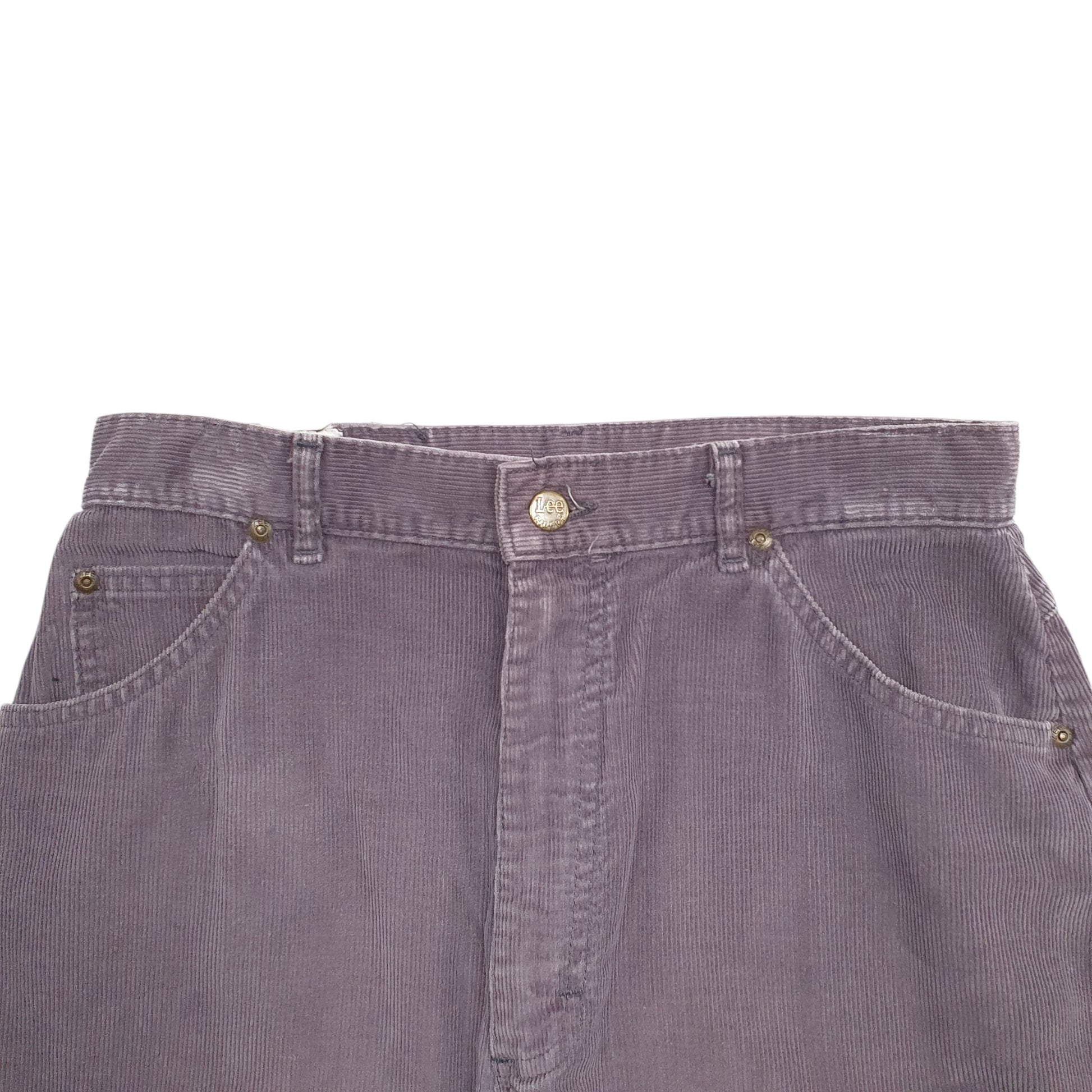 Womens Grey Lee  Corduroy Trousers