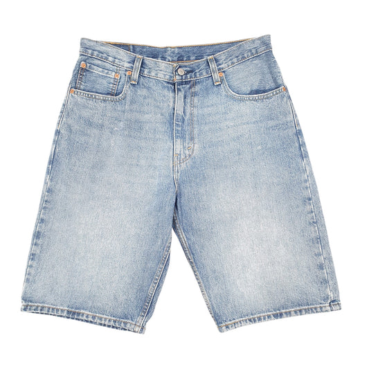 Mens Blue Levis Denim Jeans Jorts Loose Baggy Denim Shorts