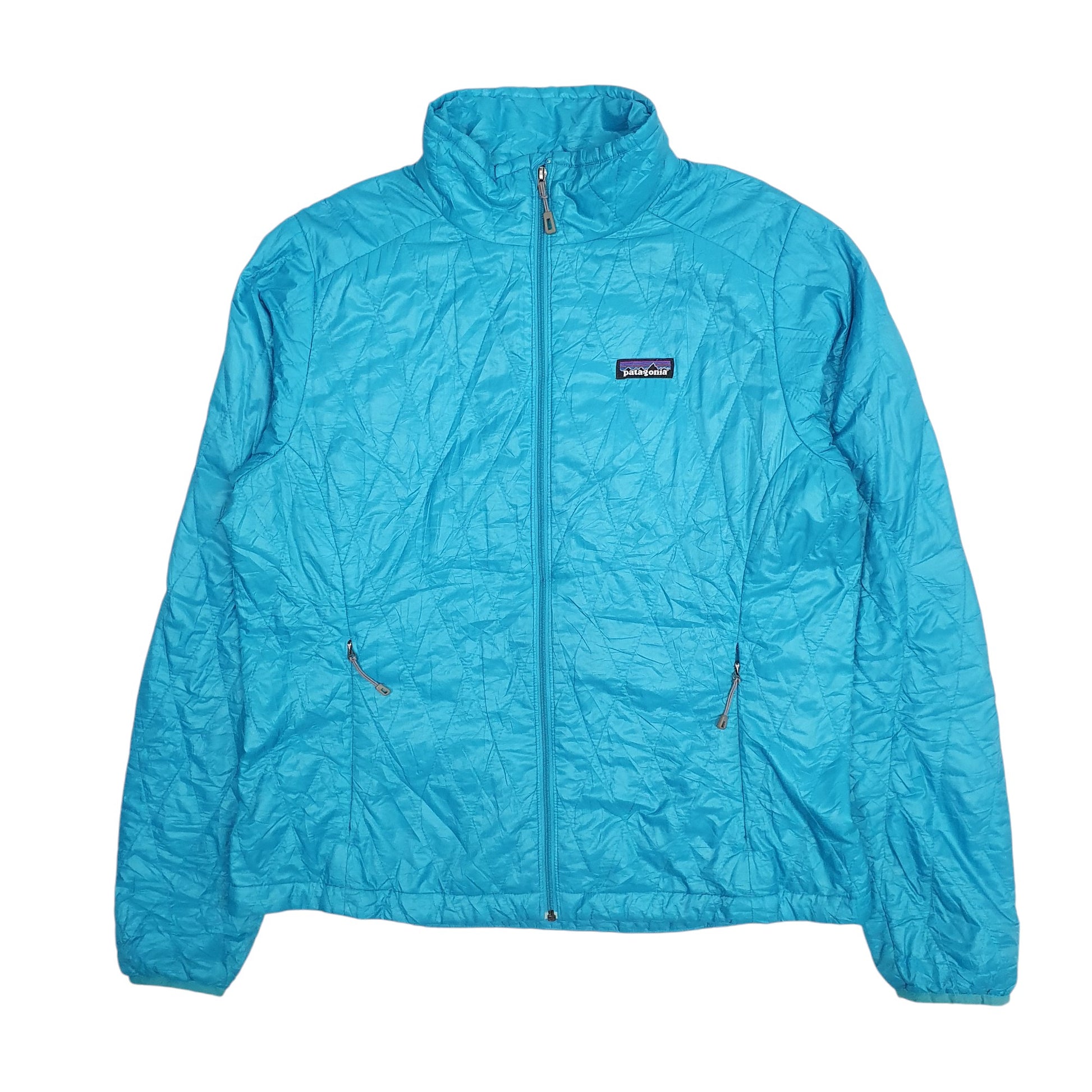 Womens Blue Patagonia Nano Puff  Coat