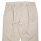 Mens Beige Wrangler Double Pleated Chino Trousers