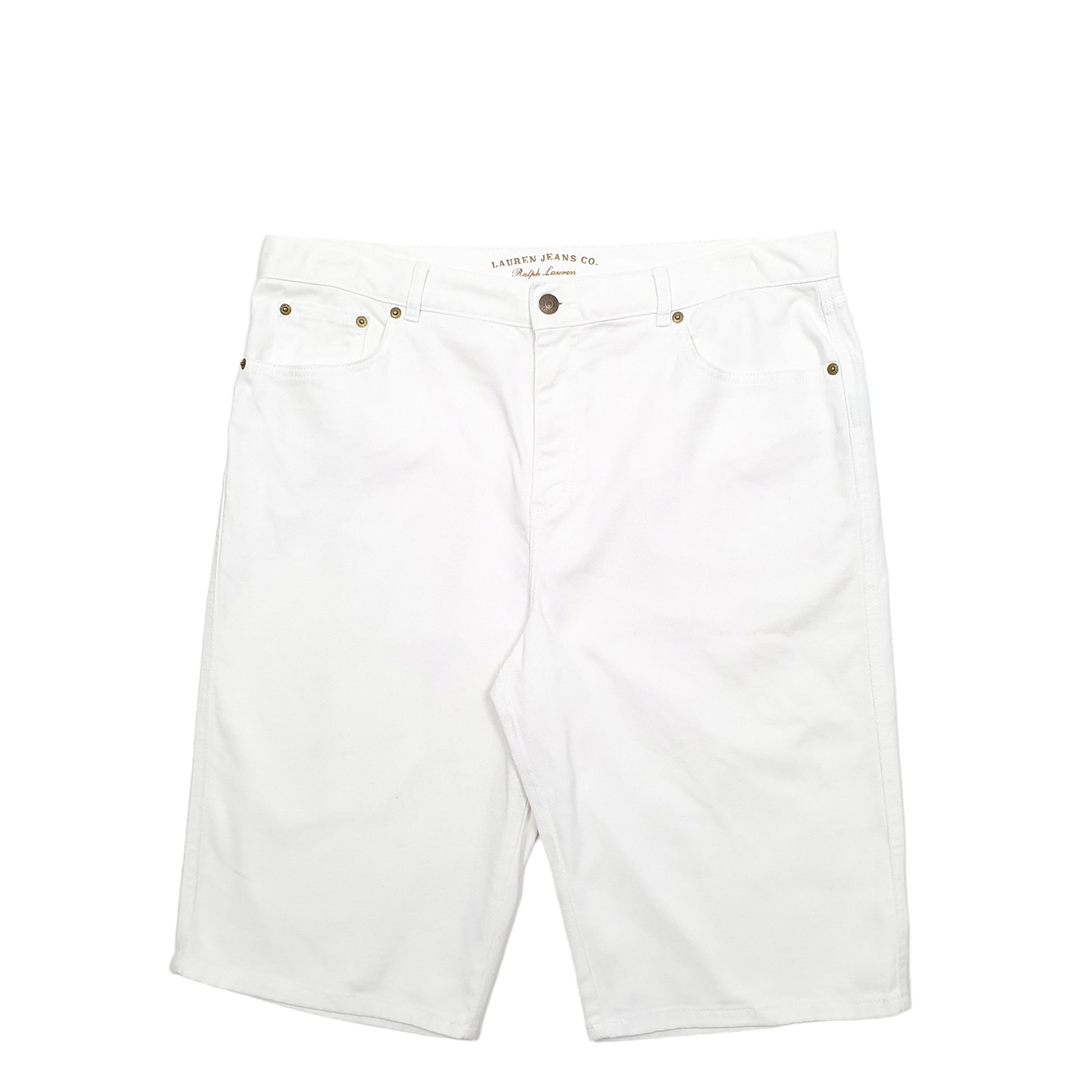 Womens White Ralph Lauren  Denim Shorts